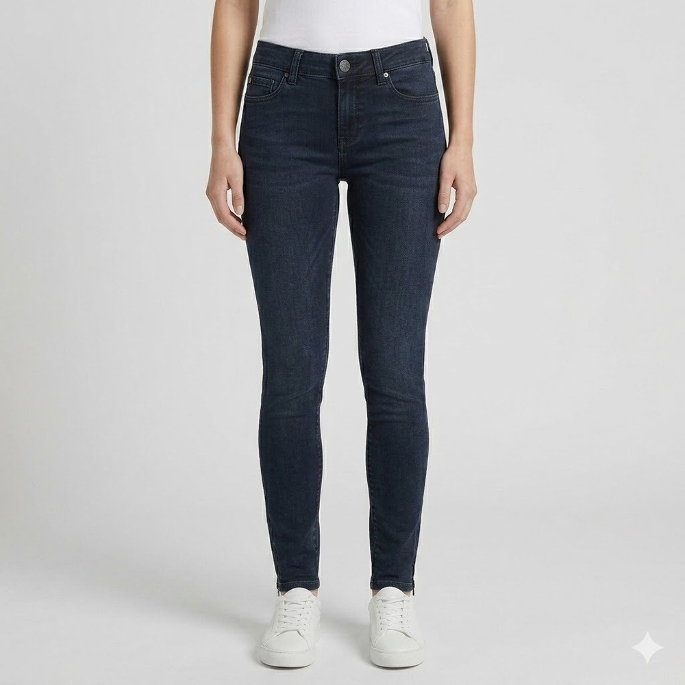 Zana-Di Skinny Jeans Size 5 Dark Wash Low Rise Stretch‎ Slim Fit Denim